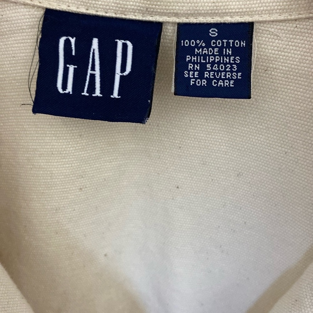GAP Oatmeal Flecked Double Breasted Casual Blazer/Jacket Sz S - Picture 10 of 10